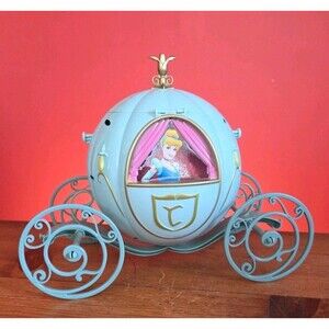 Disney Parks Cinderella's Carriage Popcorn Bucket Disney Souvenir Teal Green
